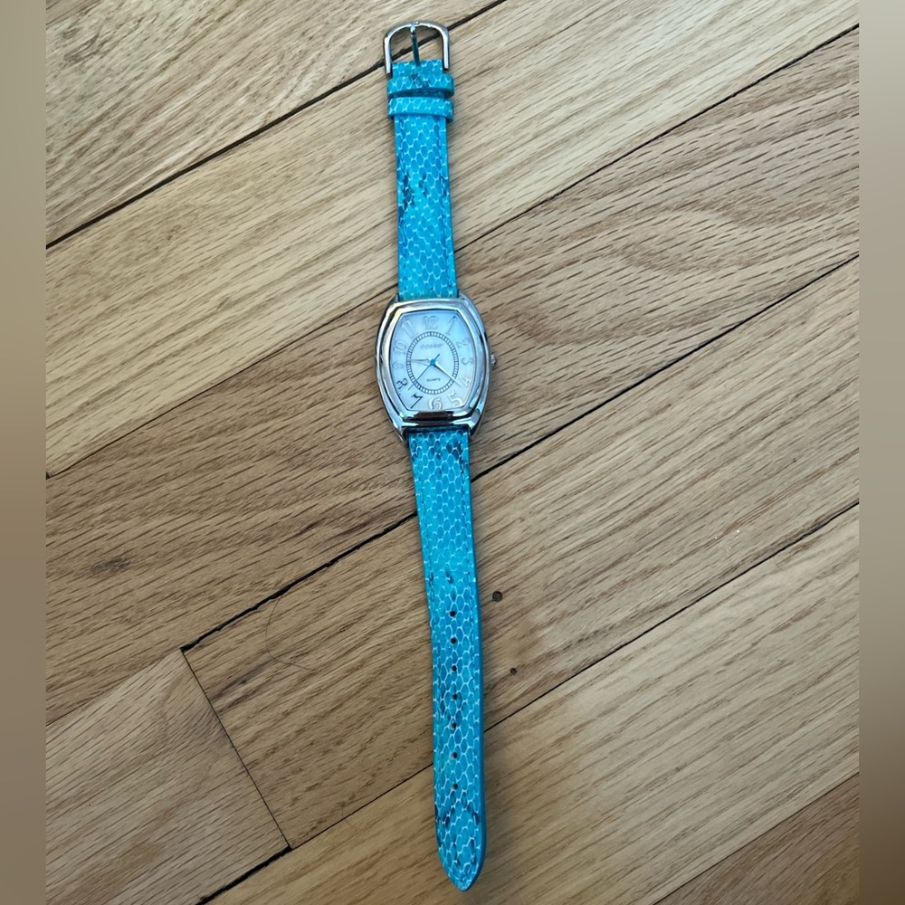 Gossip Turquoise and Silver Watch